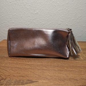 Metallic makeup bag or pencil case